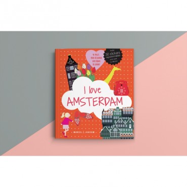 Livre Stickers - I love Amsterdam