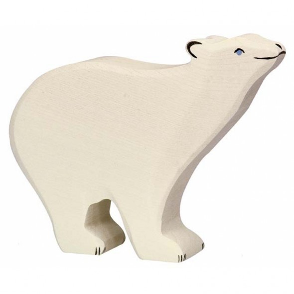 Animal en bois - Ours polaire